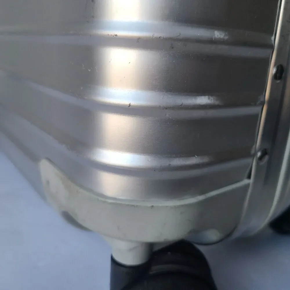 Rimowa Compact Business Trolley Aluminum Rolling Case Lock Custom Foam Insert